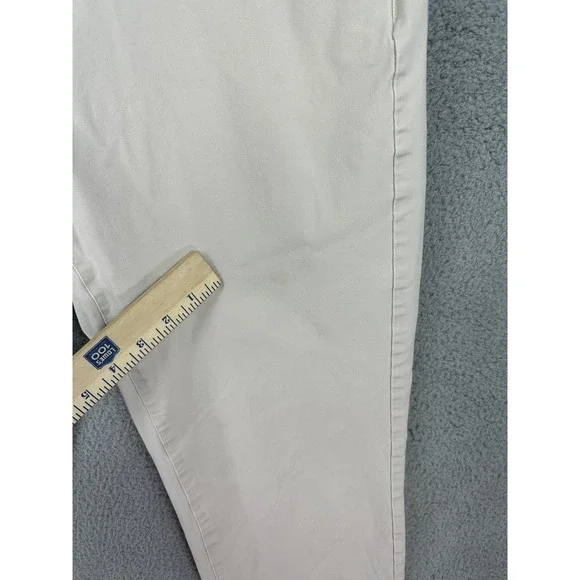 Bonobos Pants Mens 35x36 Beige Slim Stretch Chinos Casual Comfort Flat Front